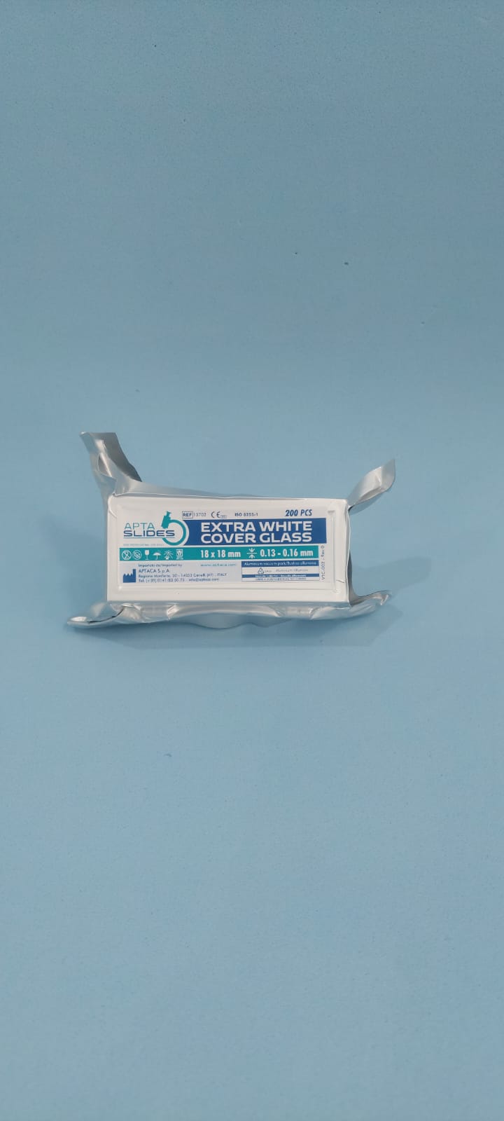 Cubreobjeto (18X18 mm) X 200 Unidades - Aptaslide