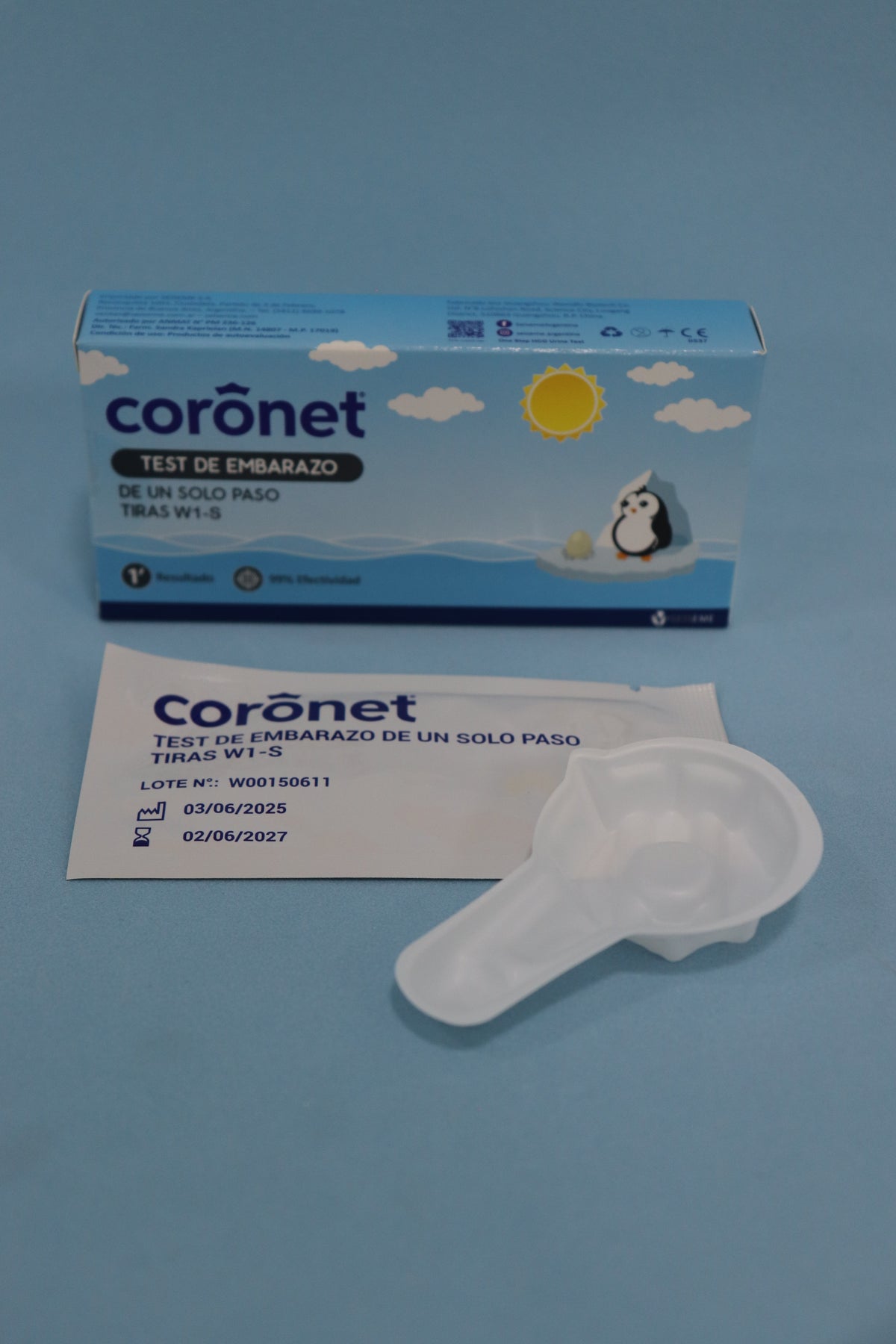 Test De Embarazo Tira W1-S C/Recipiente X1 - Coronet