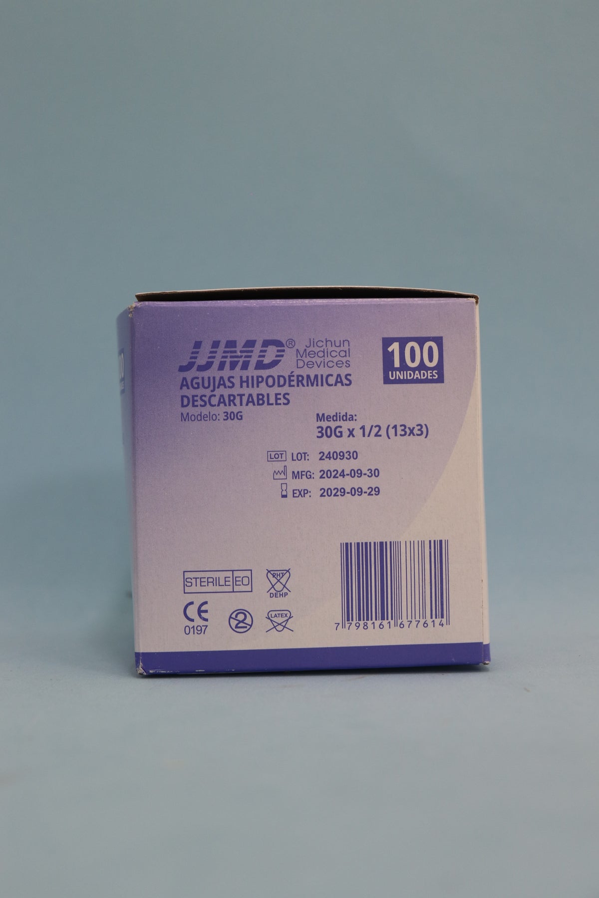 Aguja Hipodérmica 13/3 (30G X 1/2) Caja X 100 Unidades