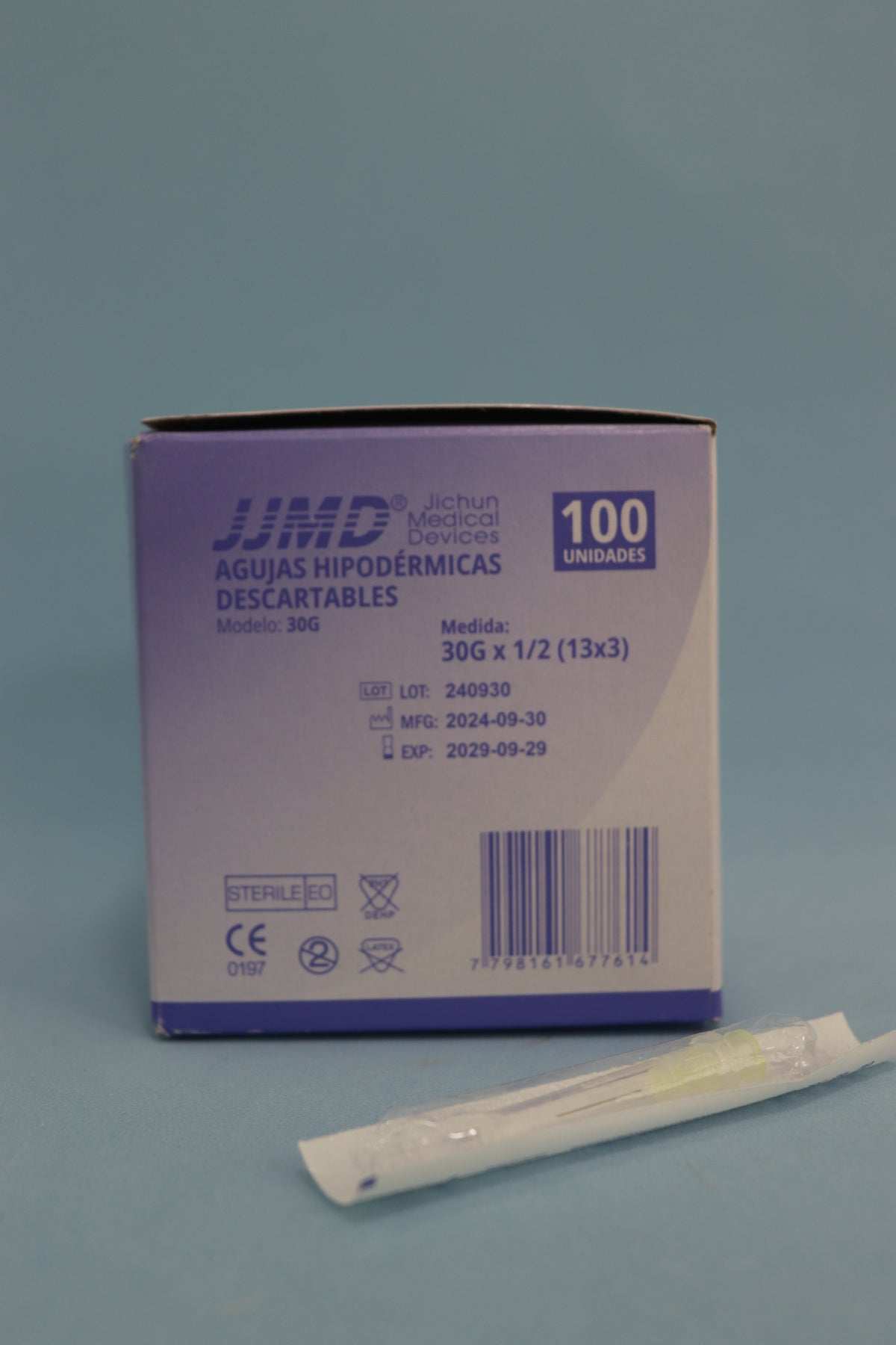 Aguja Hipodérmica 13/3 (30G X 1/2) Caja X 100 Unidades