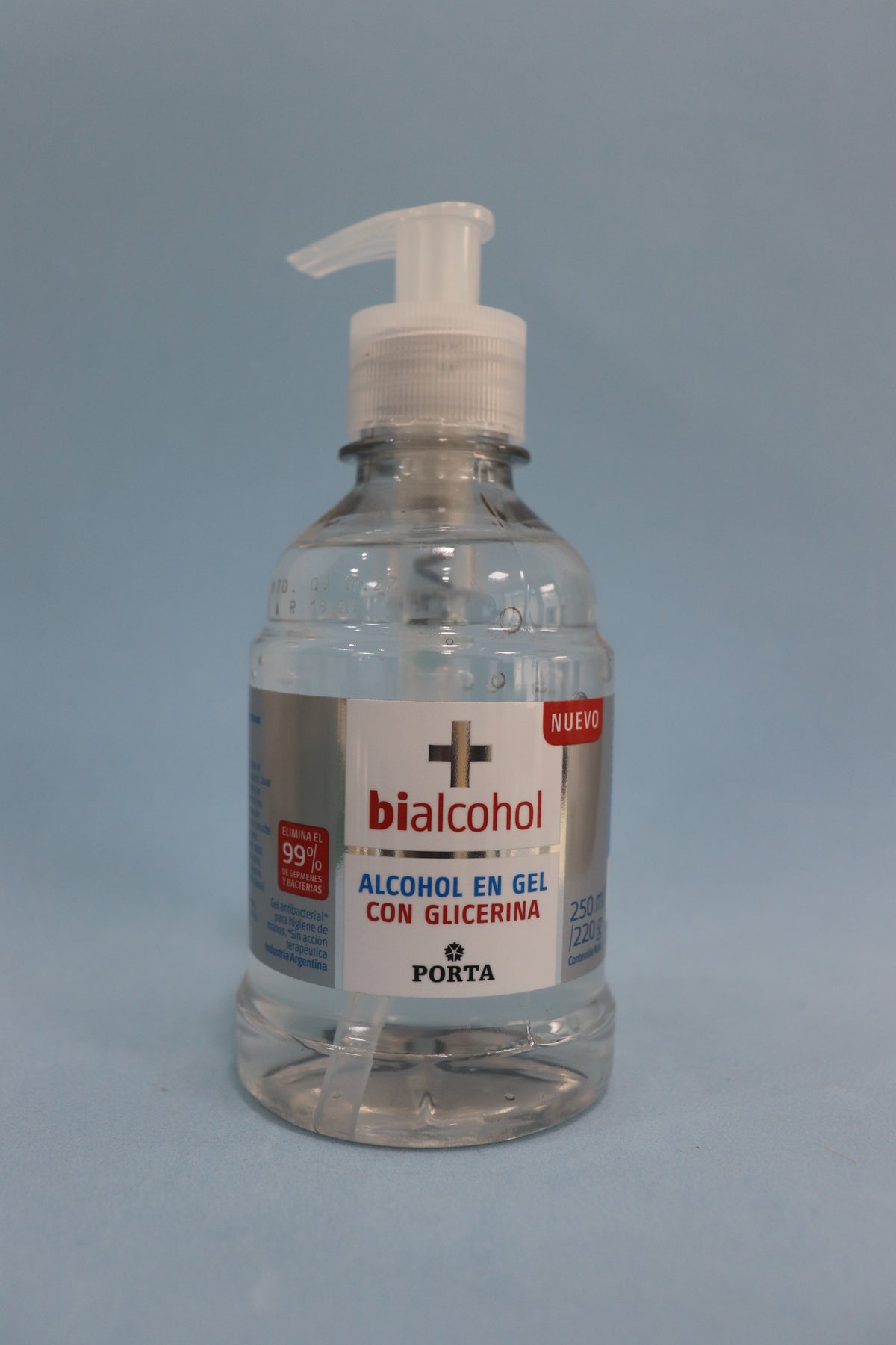 Alcohol En Gel X 250 ml C/ Dosificador - Porta