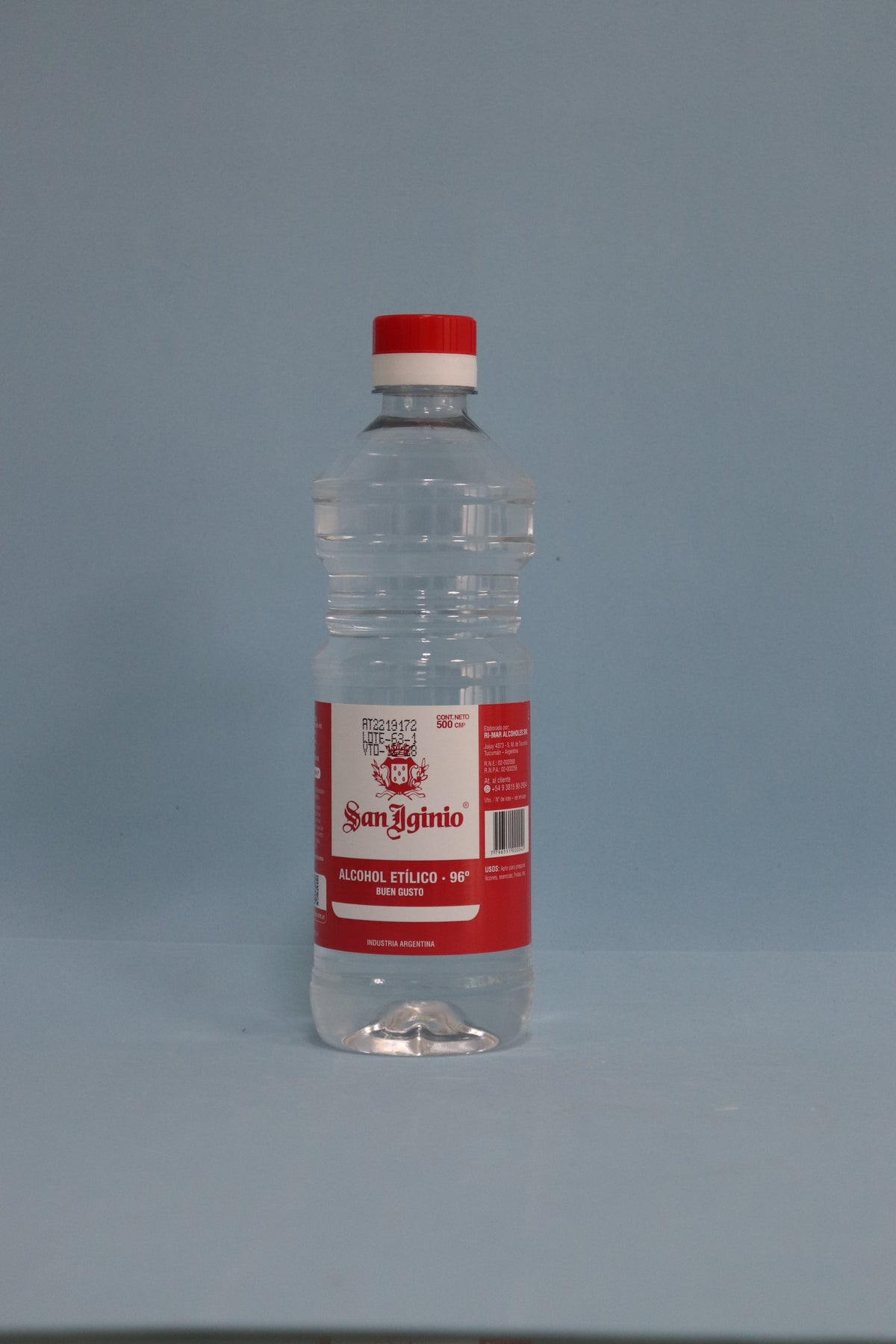 Alcohol Etílico 96% X 500 ml - San Iginio