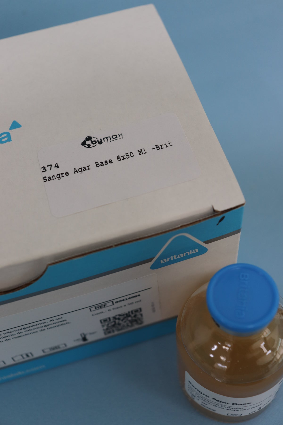 Sangre Agar Base 6 x 50 ml - B0414984 - Britania