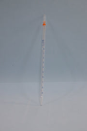 Pipeta Vidrio Serológica Graduada 10 ml 1/10