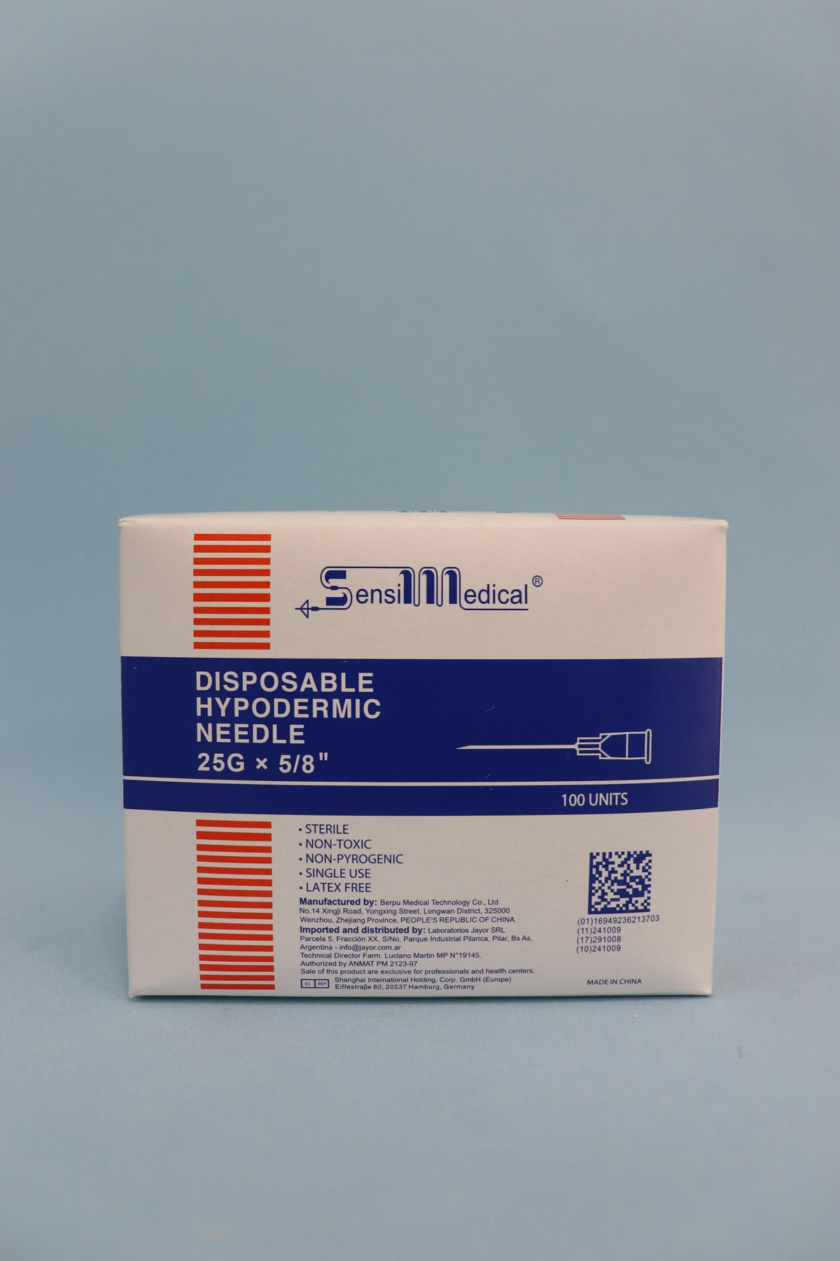 Aguja Hipodérmica 16/5 (25G X 5/8) Caja X 100 Unidades
