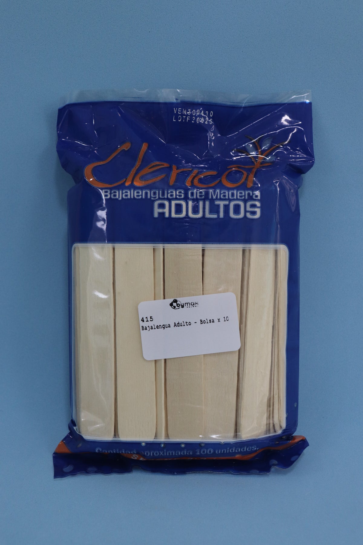 Bajalengua Adulto - Bolsa X 100 Unidades - Clericot