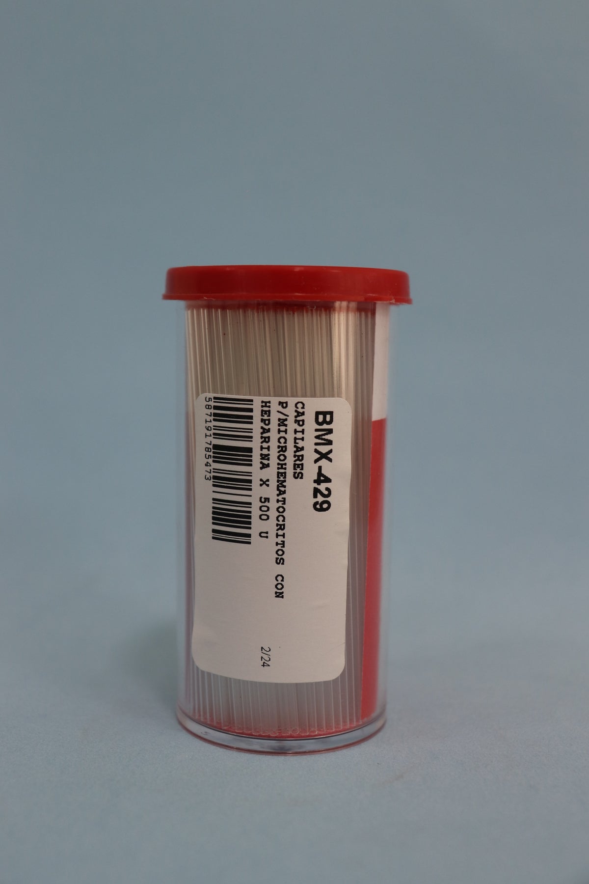 Capilares P/Microhematocrito Con Heparina X 500 Unidades