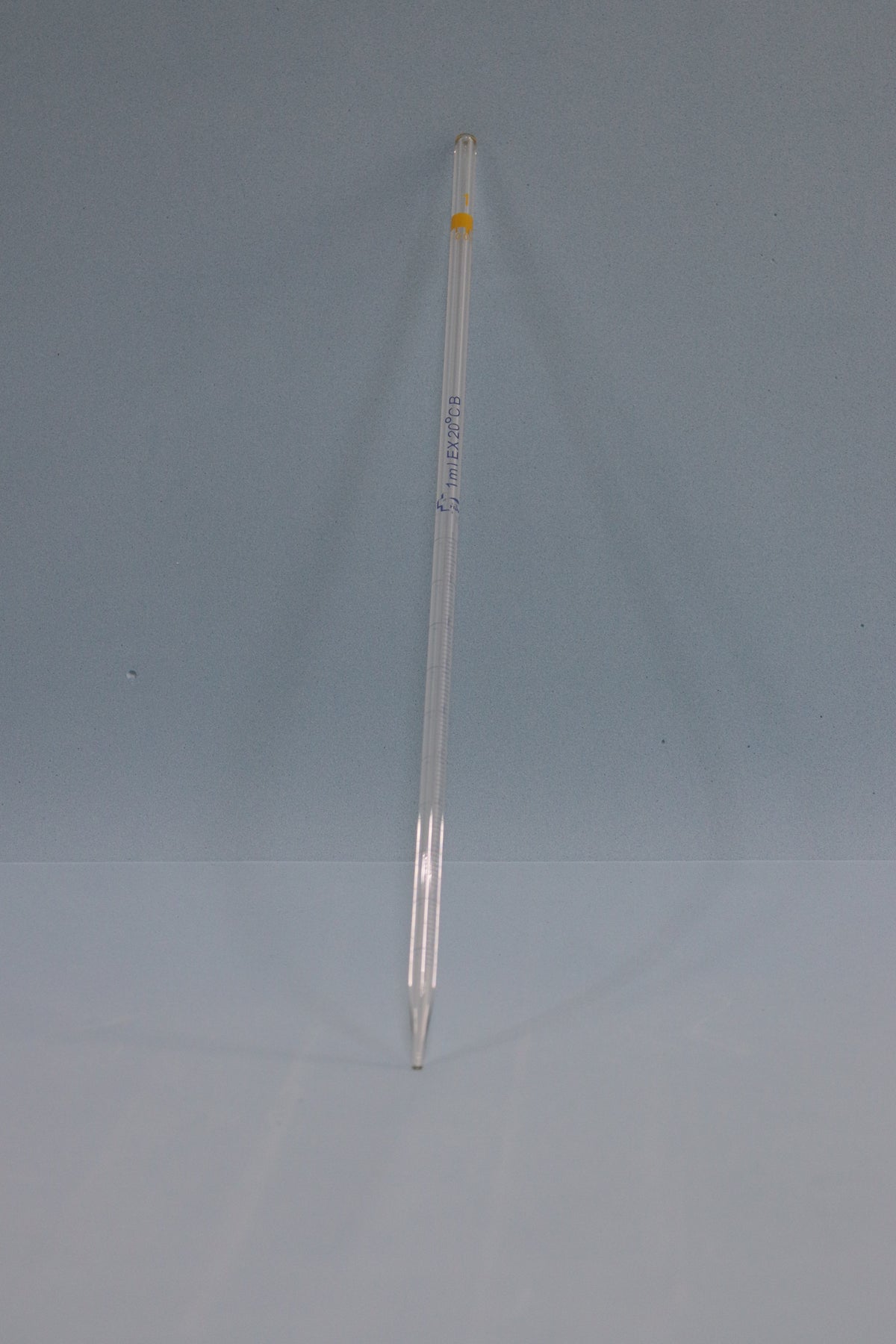 Pipeta Vidrio Serológica Graduada 1 ml 1/100