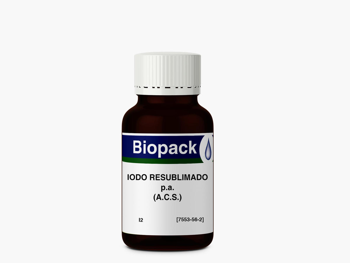 Iodo Resublimado P.A. (Acs) X 100 g - Biopack
