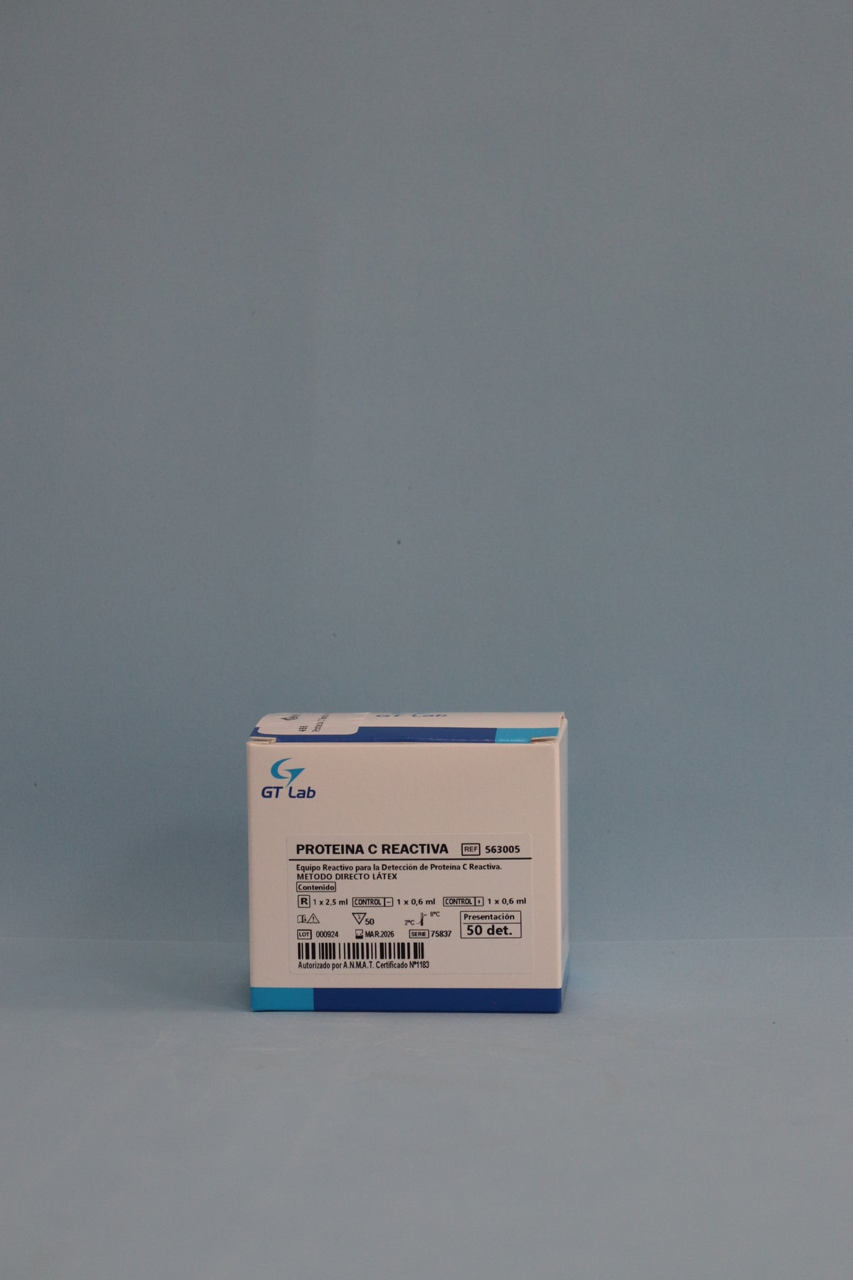 Proteína C Reactiva - 50 Det. - 563005 - Gt Laboratorio