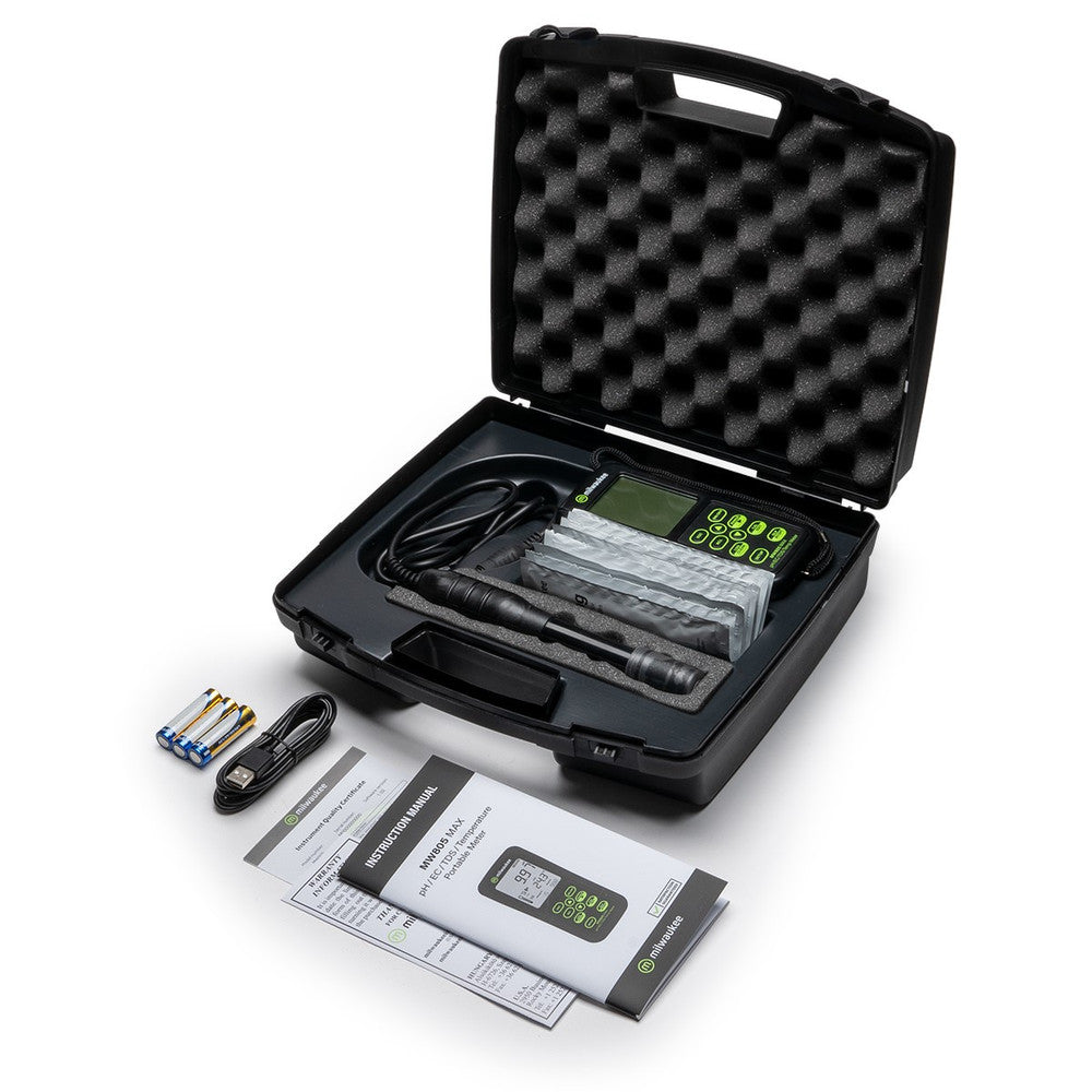 Medidor Portatil de Ph/Ec Mw805