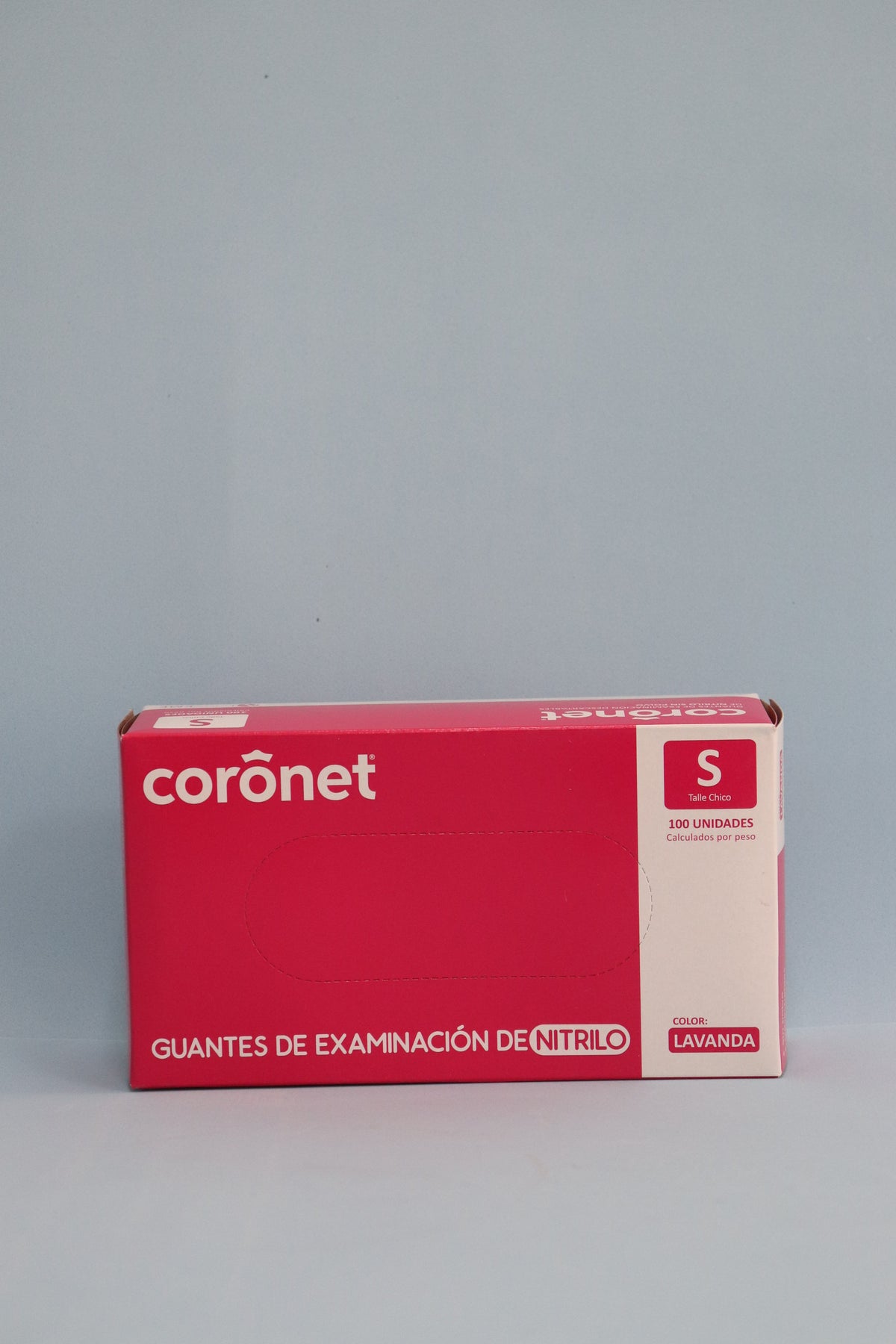 Guante De Examen De Nitrilo Azul  "S" - Caja X 100 Unidades