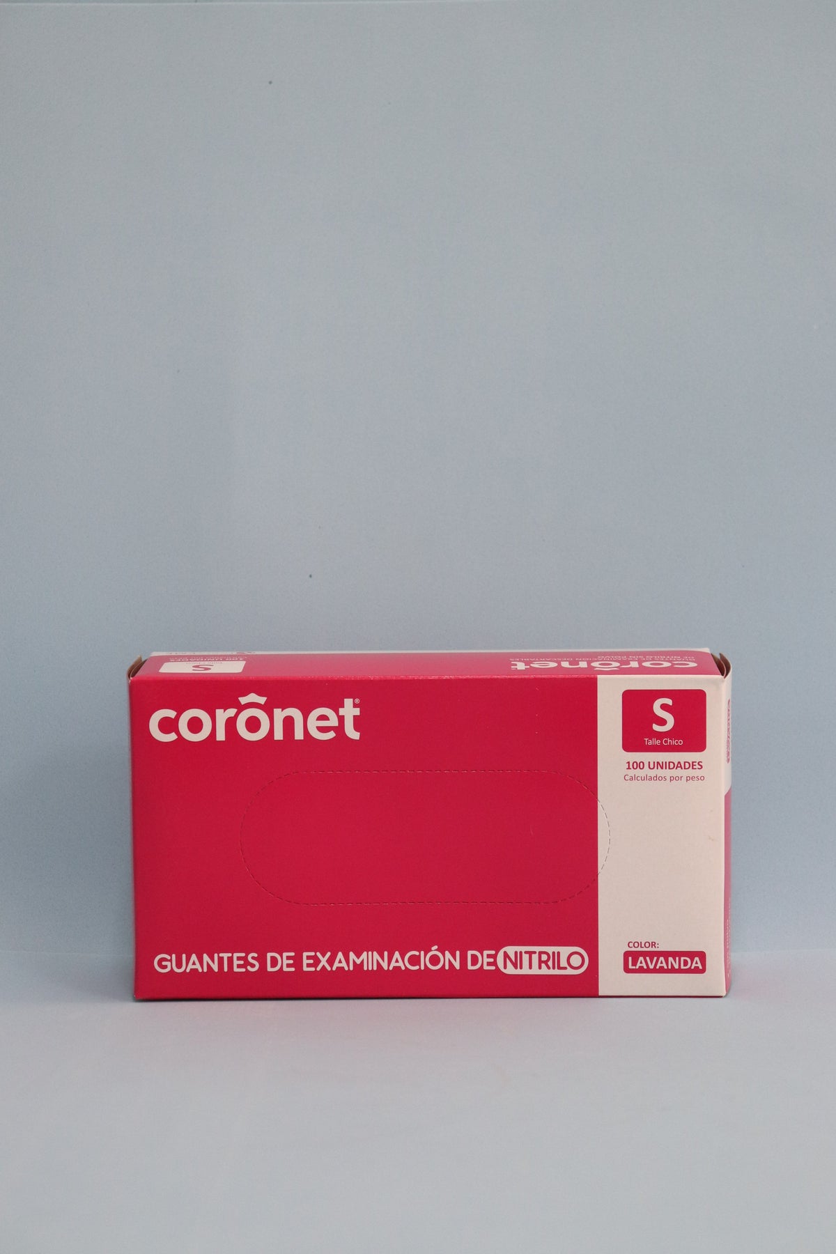Guante De Examen De Nitrilo Azul  "S" - Caja X 100 Unidades