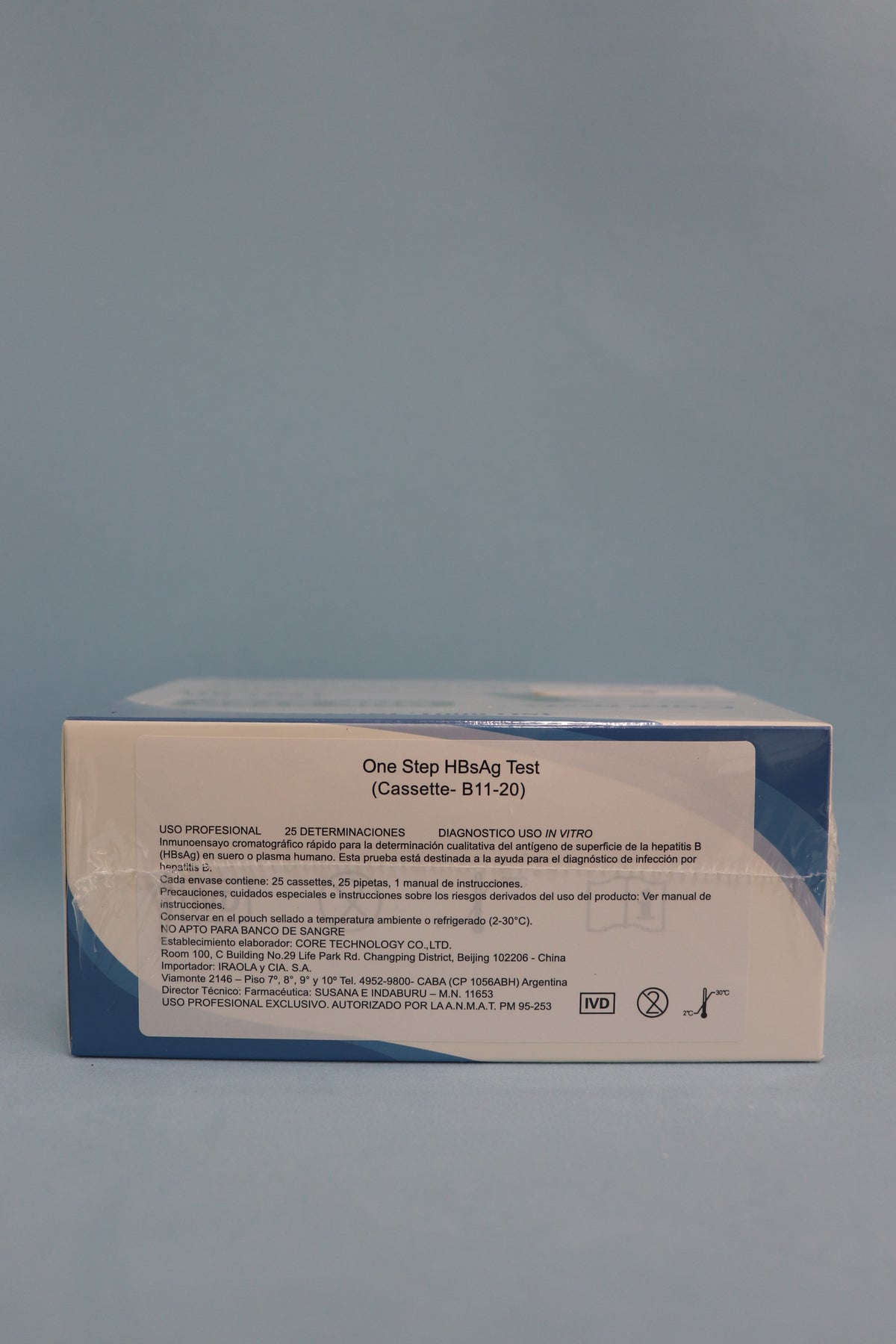 Hep - Check - 1 (Hbsag) X 25 Cassette determinaciones - 9191 - One Step
