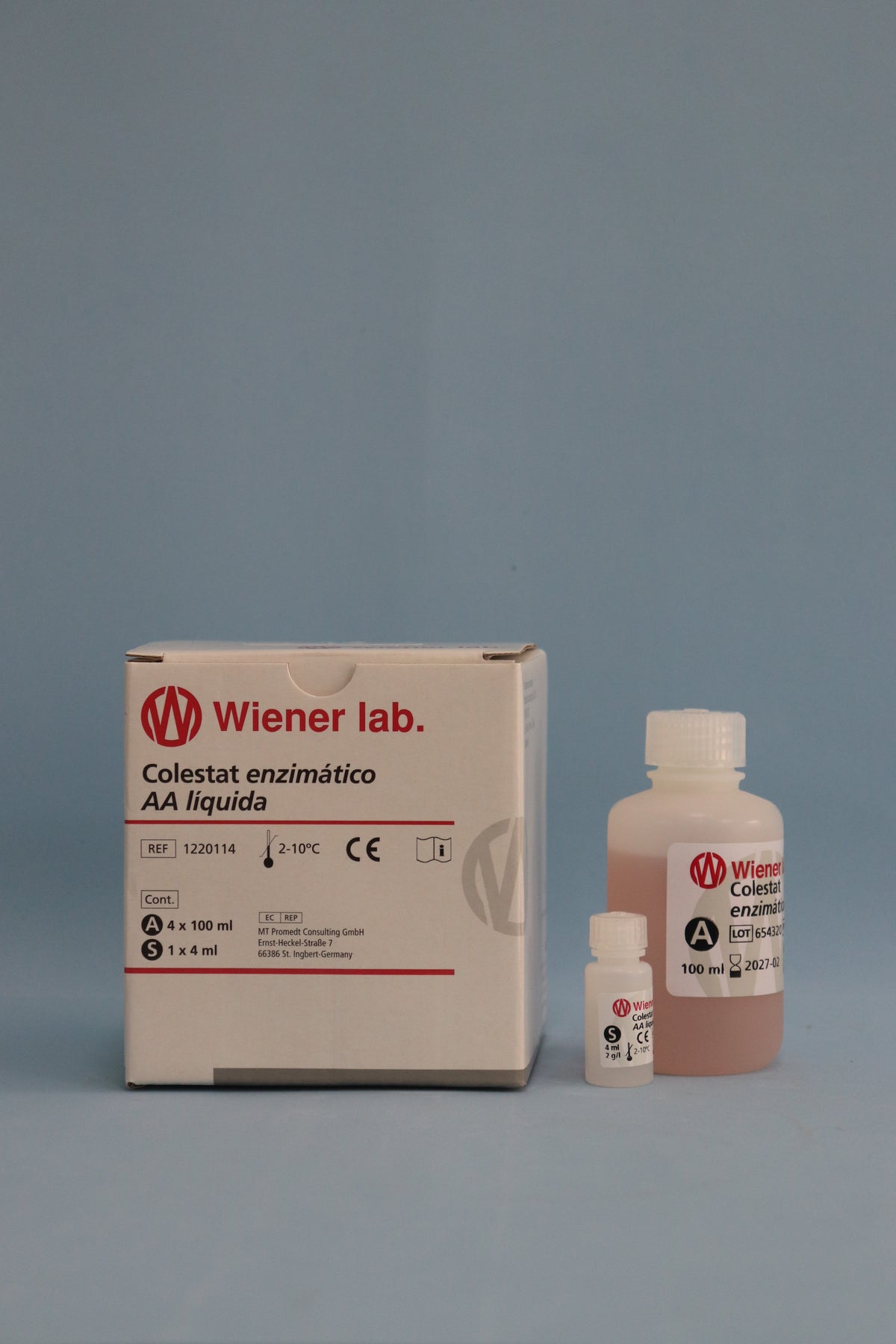 Colestat Enzimatico AA Liquida - 400 ml (4 X 100 ml) - 1220114 - Wiener