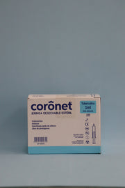 Jeringa De 1 Cc Tuberculina S/A - Caja X 100 Unidades - Coronet