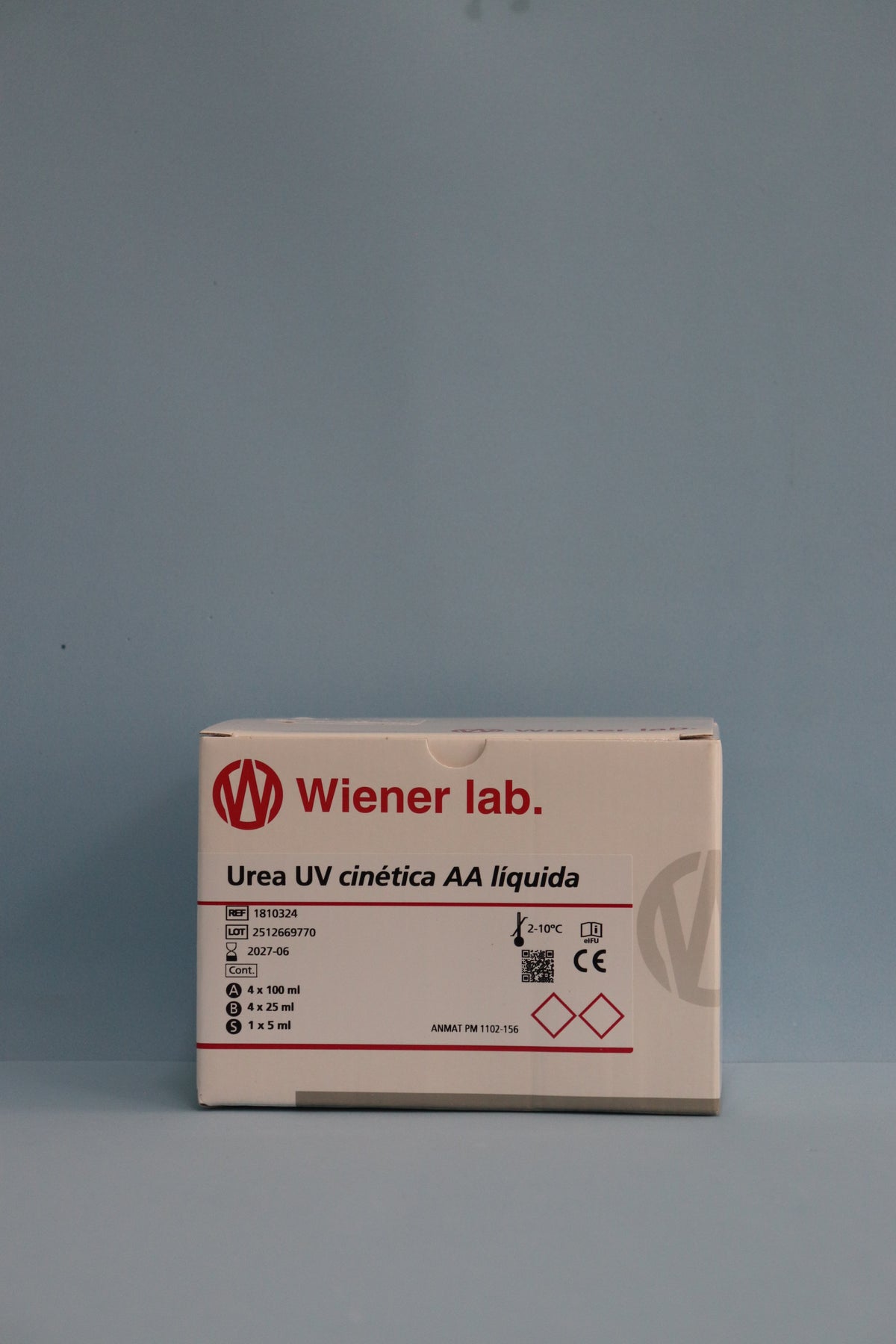 Urea Uv Cinética AA Liquida - 500 ml (4 X 100 ml + 4 X 25 ml) - 1810324 - Wiener