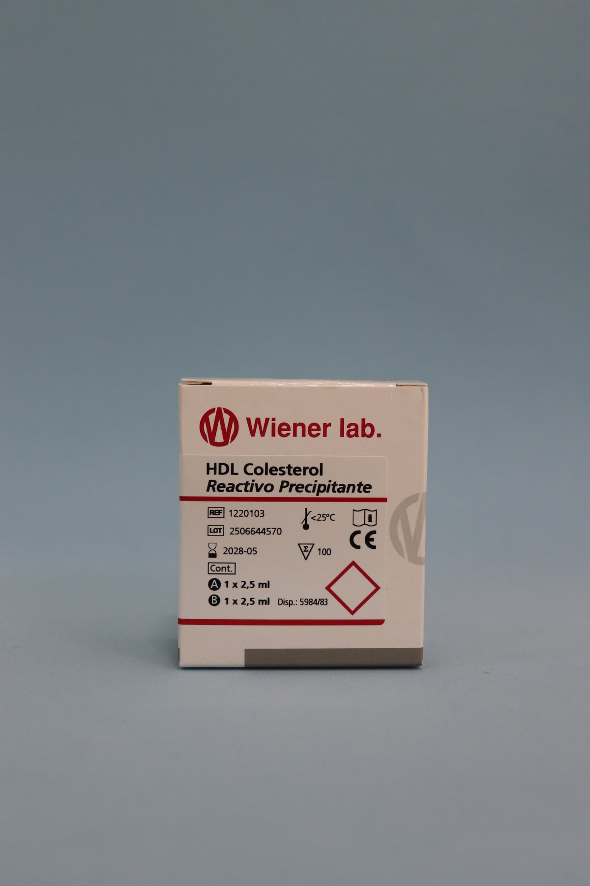 Hdl Colesterol Rvo. Prec. - P/100 Det. - 1220103 - Wiener