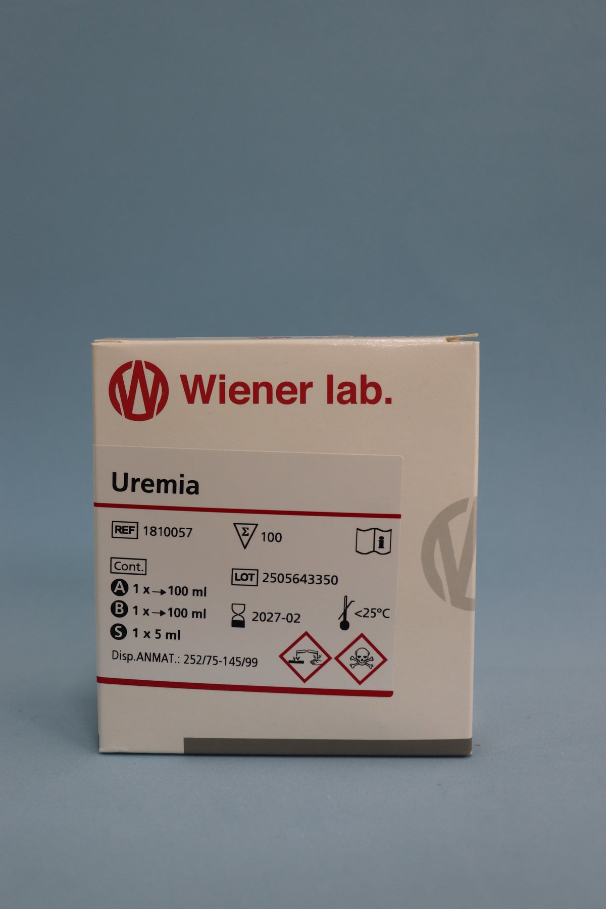 Uremia Rvos 1 Y 2 X 100 - Rvos. 1 Y 2 Para 100 Det. - 1810057 - Wiener