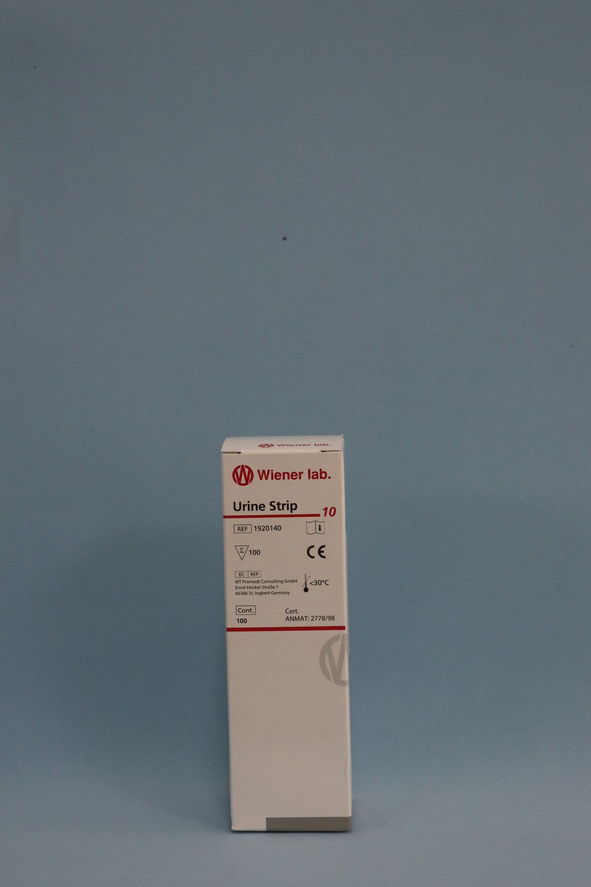 Urine Strip - 10 Parámetros - Caja X 100 Tiras - 1920140 - Wiener