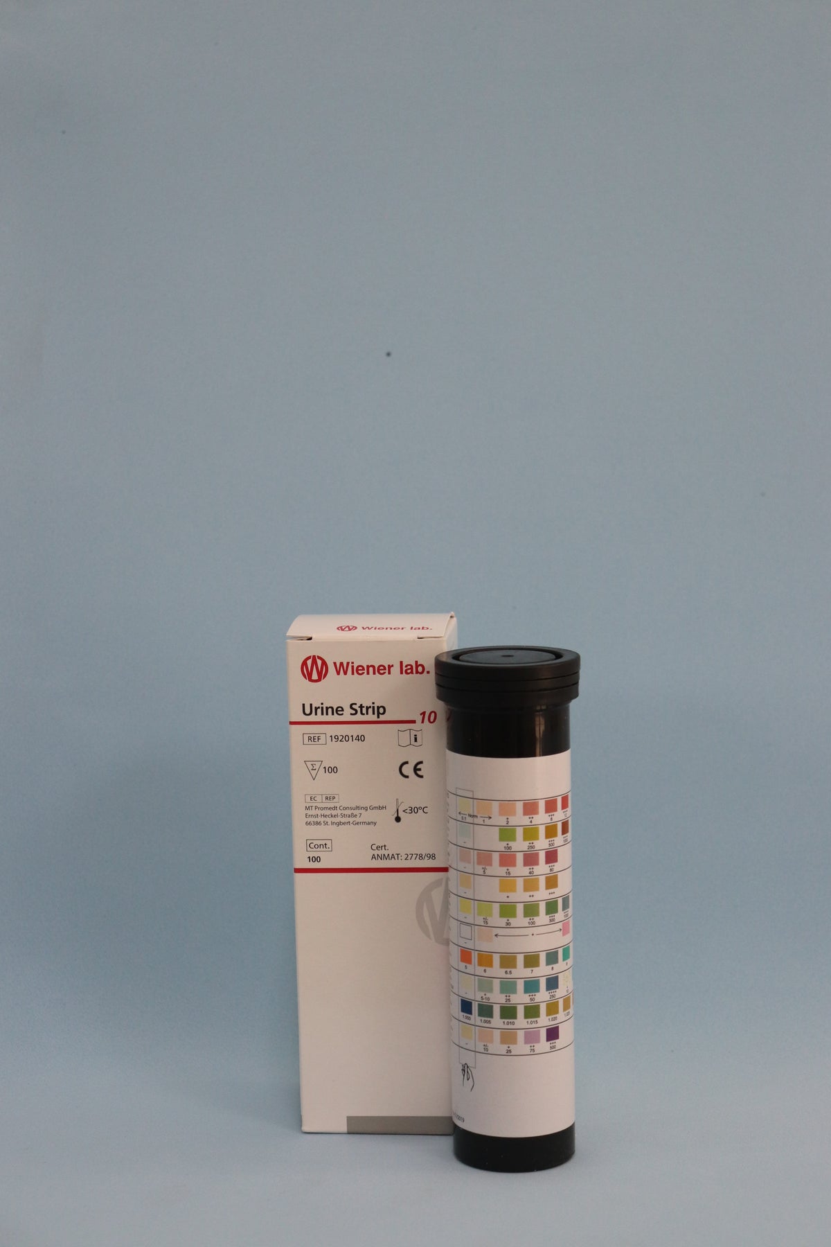 Urine Strip - 10 Parámetros - Caja X 100 Tiras - 1920140 - Wiener