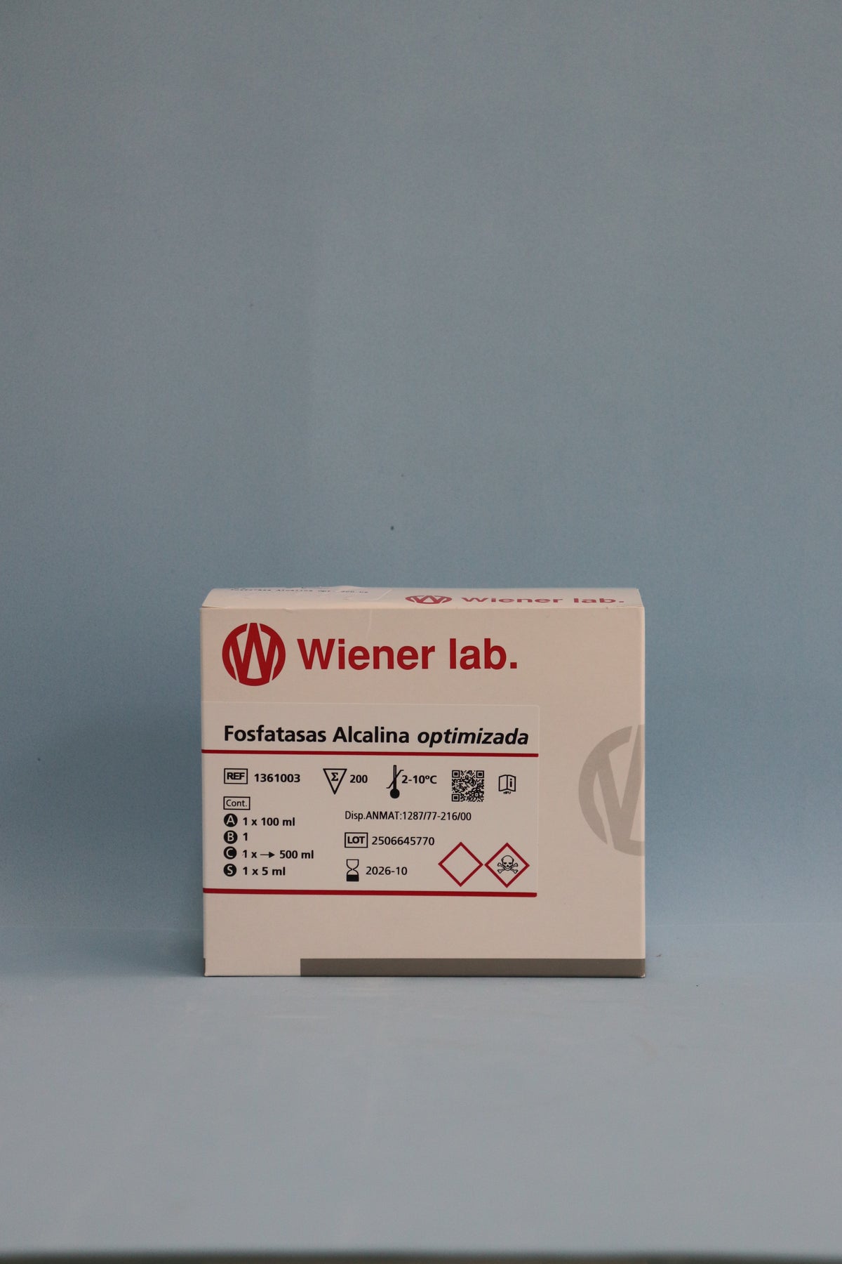 Fosfatasas Alcalina Optimizada  - 200 Det. - 1361003 - Wiener