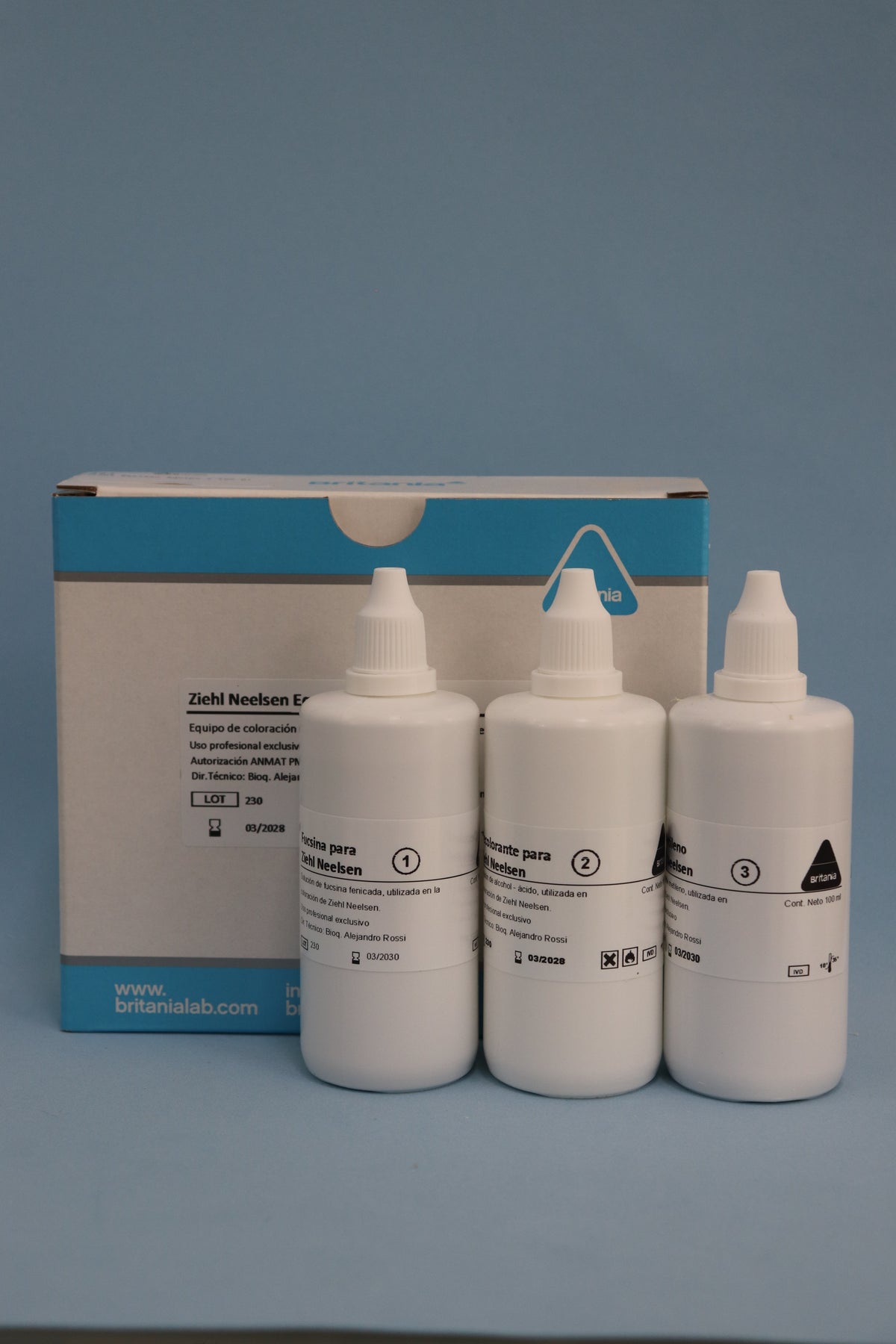 Ziehl Neelsen Equipo x 100 ml - B1446182 - Britania