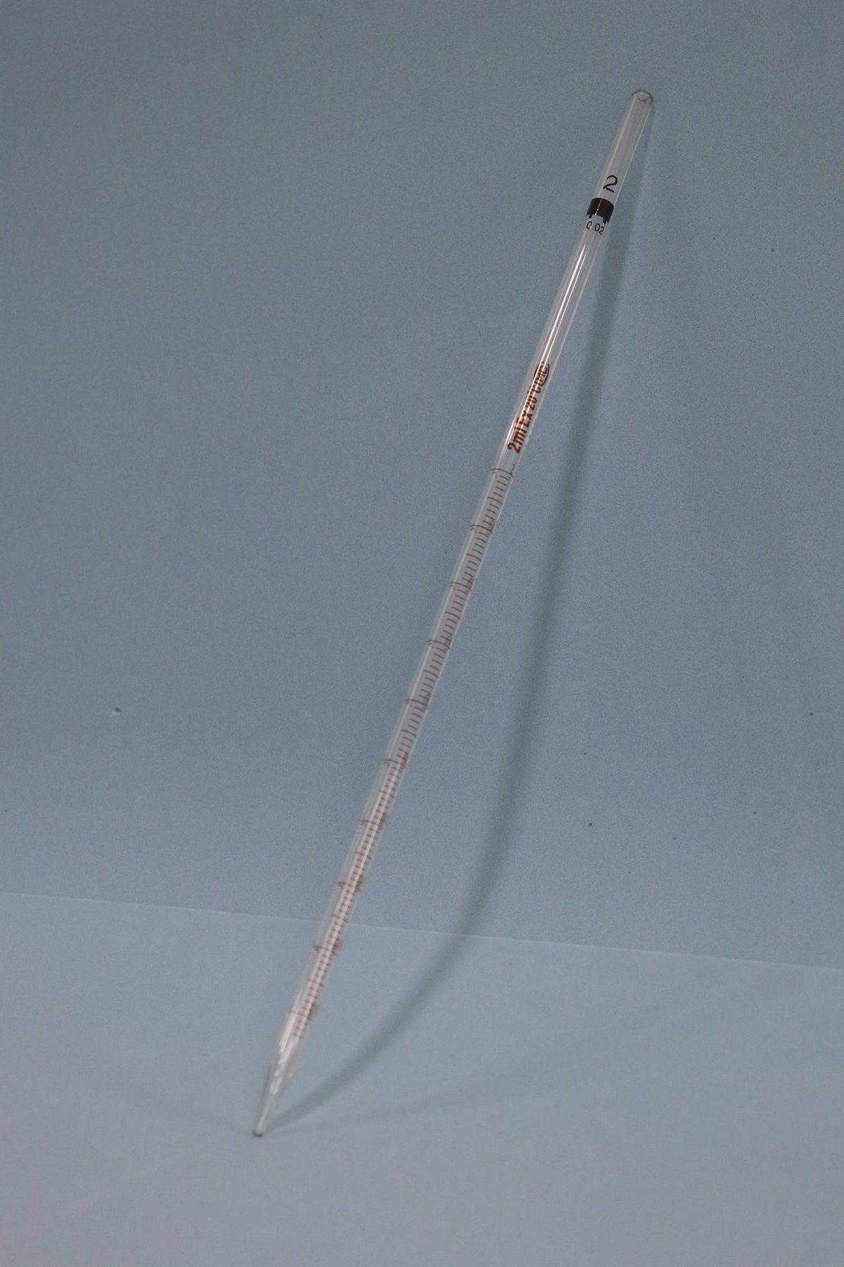 Pipeta Vidrio Serológica Graduada 2 ml 1/50